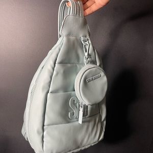 Steve Madden Bjayaa Baby Blue Sling BackPack